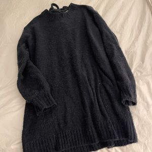 Lovers + Friends Navy Blue Suki Sweater Dress